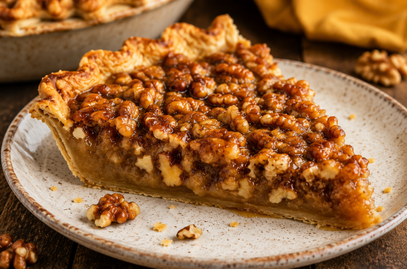 Maple Walnut Pie Recipe (Rich, Buttery & Perfect for Fall)