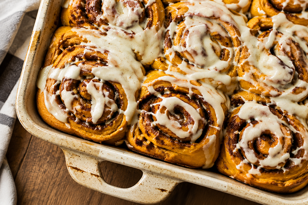 Pumpkin Cinnamon Rolls