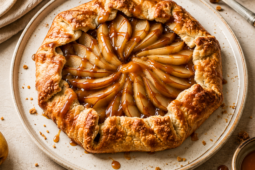 Caramel Pear Galette