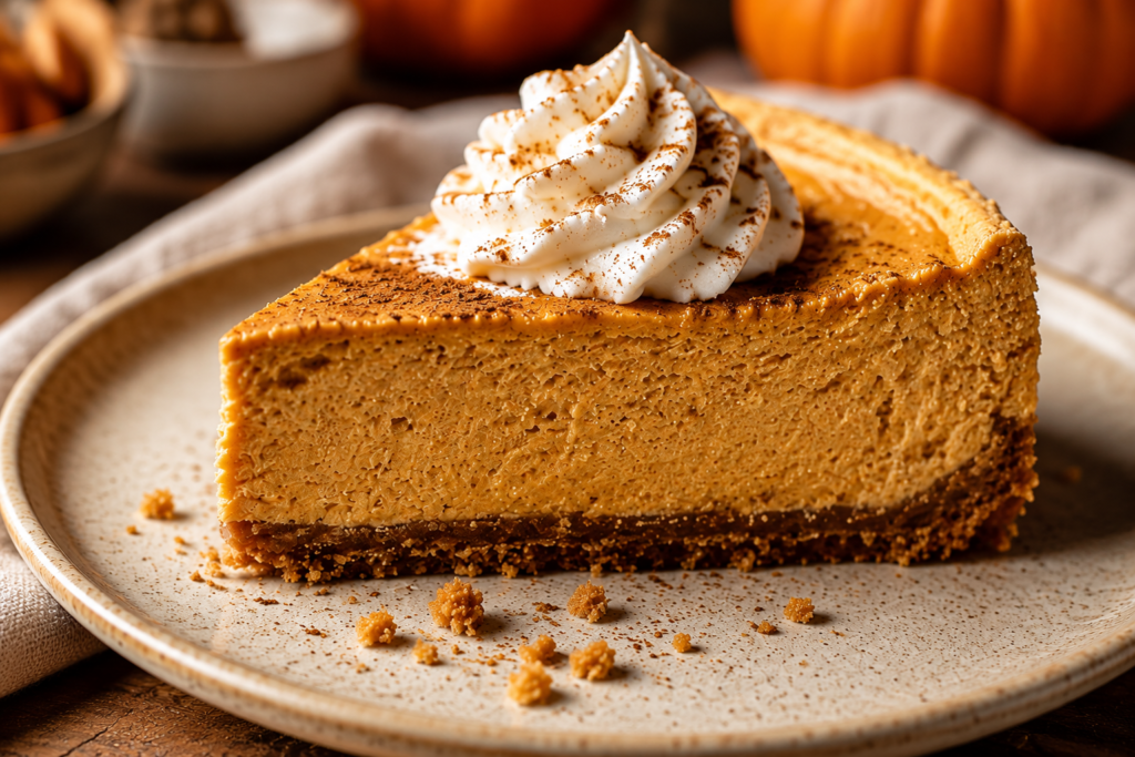 Brown Butter Pumpkin Cheesecake