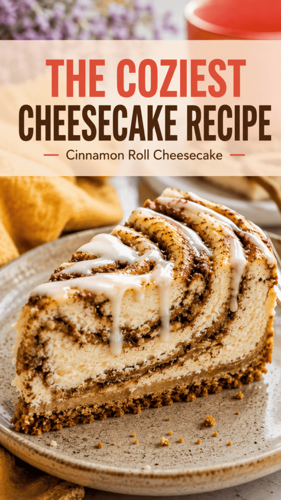 Cinnamon Roll Cheesecake