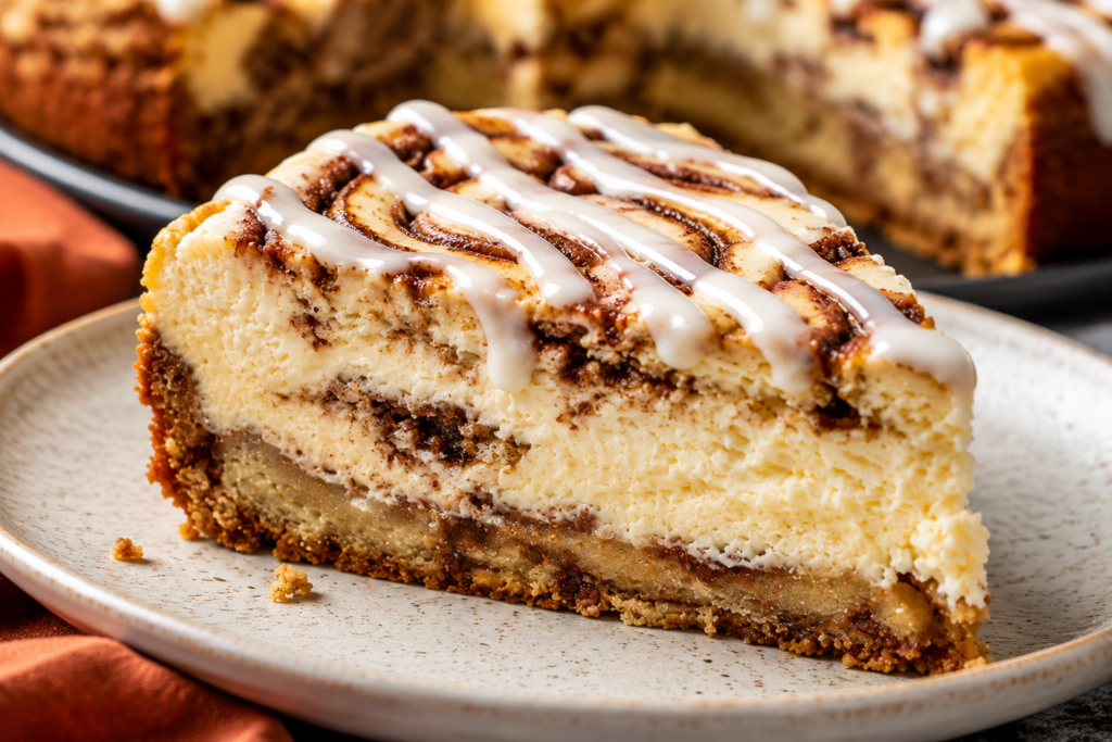 Cinnamon Roll Cheesecake