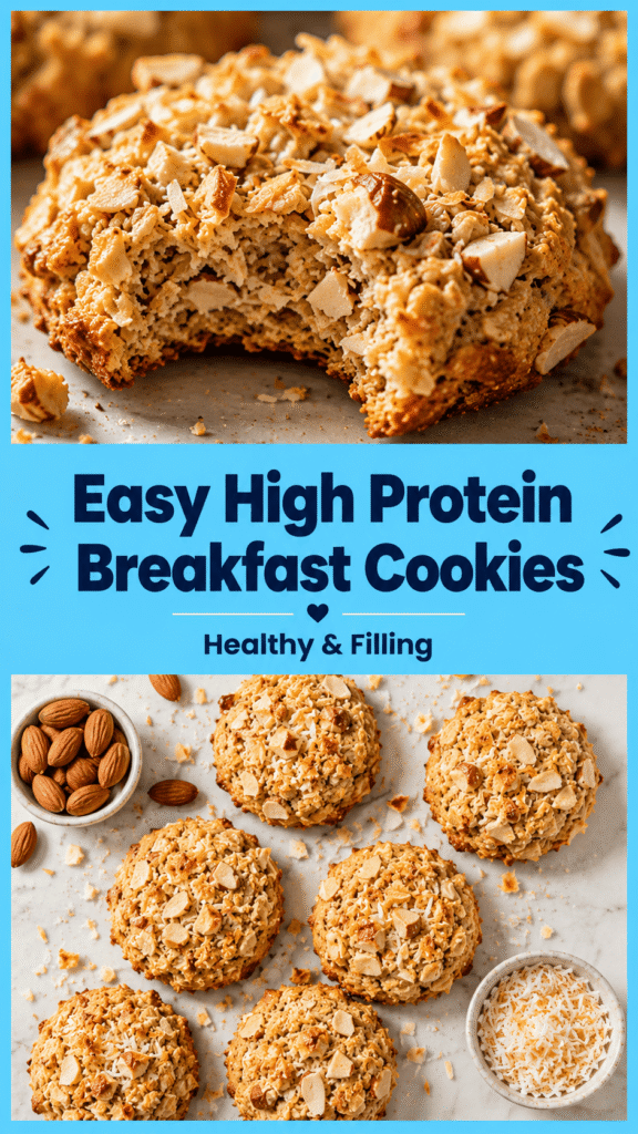 High Protein Breakfast Cookies