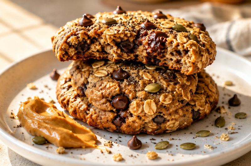 High Protein Breakfast Cookies (Soft, Healthy & Easy to Make)