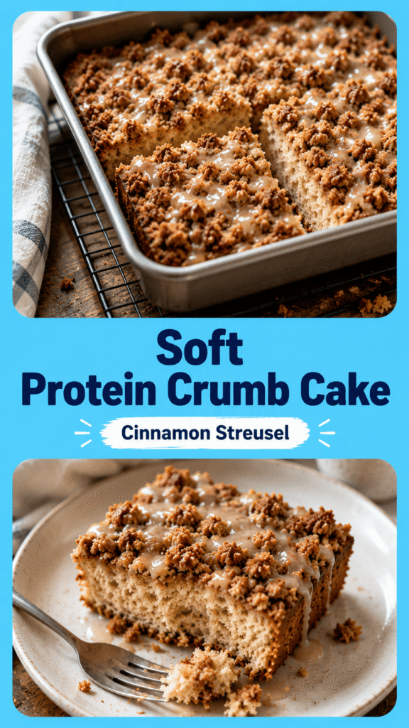 Protein Crumb Cake