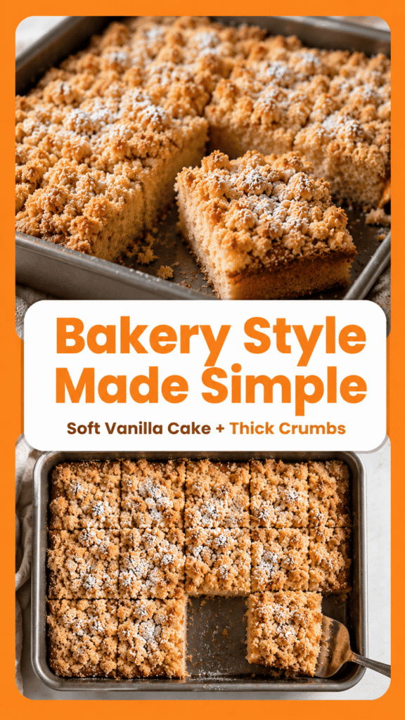 Bakery Style Crumb Cake