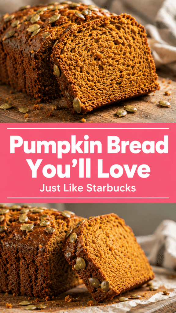 Starbucks Copycat Pumpkin Bread