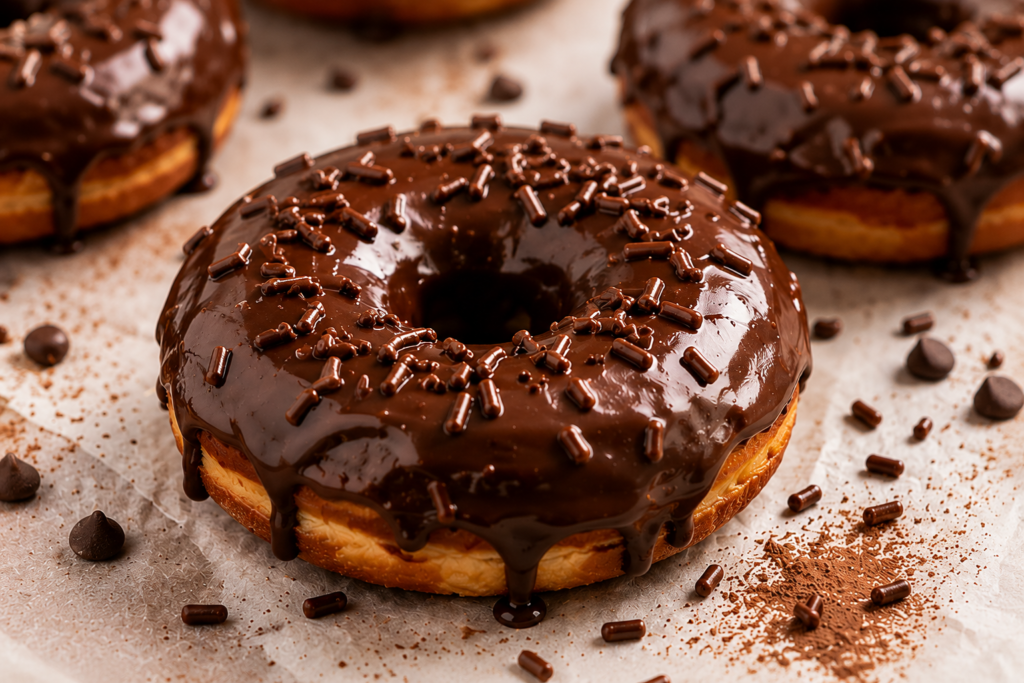Chocolate Glazed Donuts