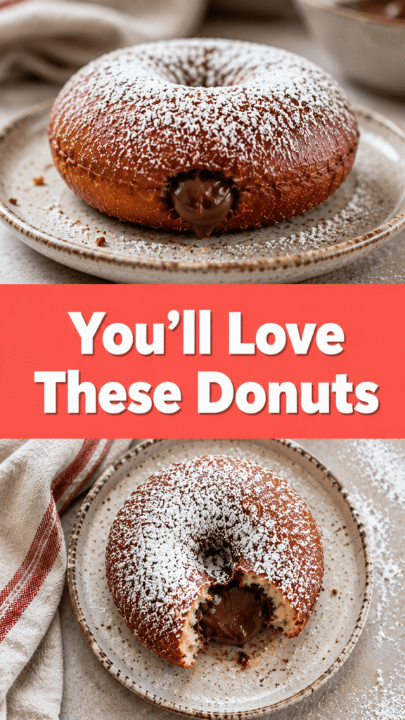 Chocolate Cream Donuts