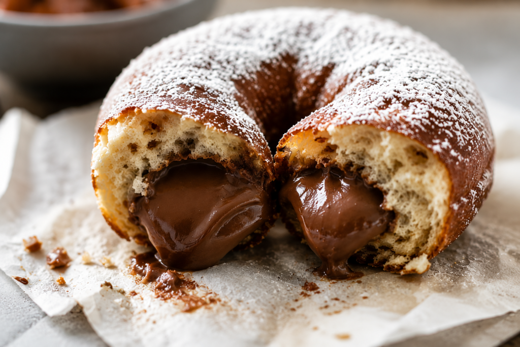 Chocolate Cream Donuts