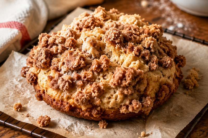 Soft and Buttery Bakery Style Crumb Muffin Tops Recipe