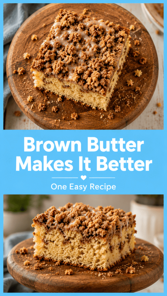 Brown Butter Coffee Cake