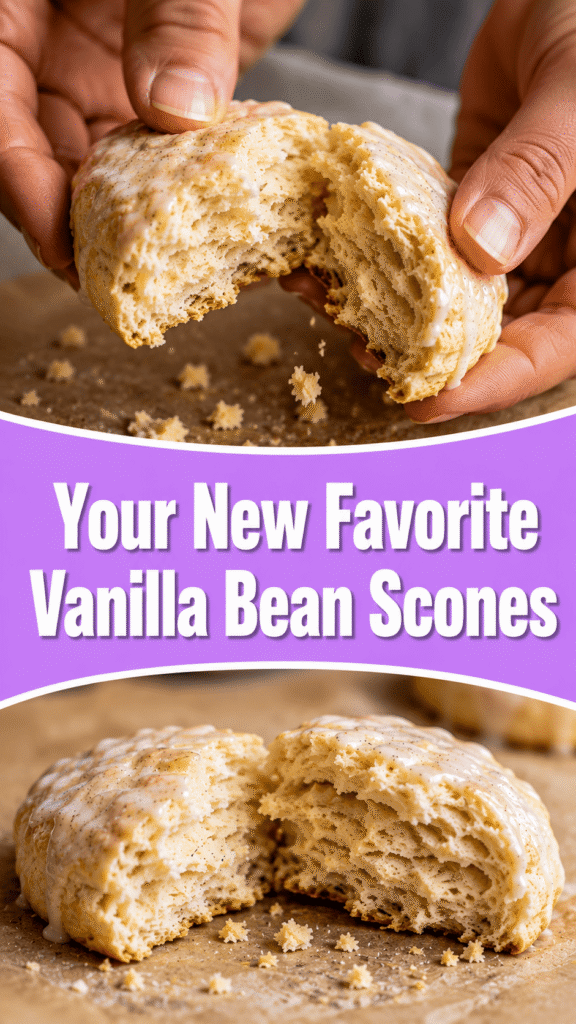 Bakery Style Vanilla Bean Scones