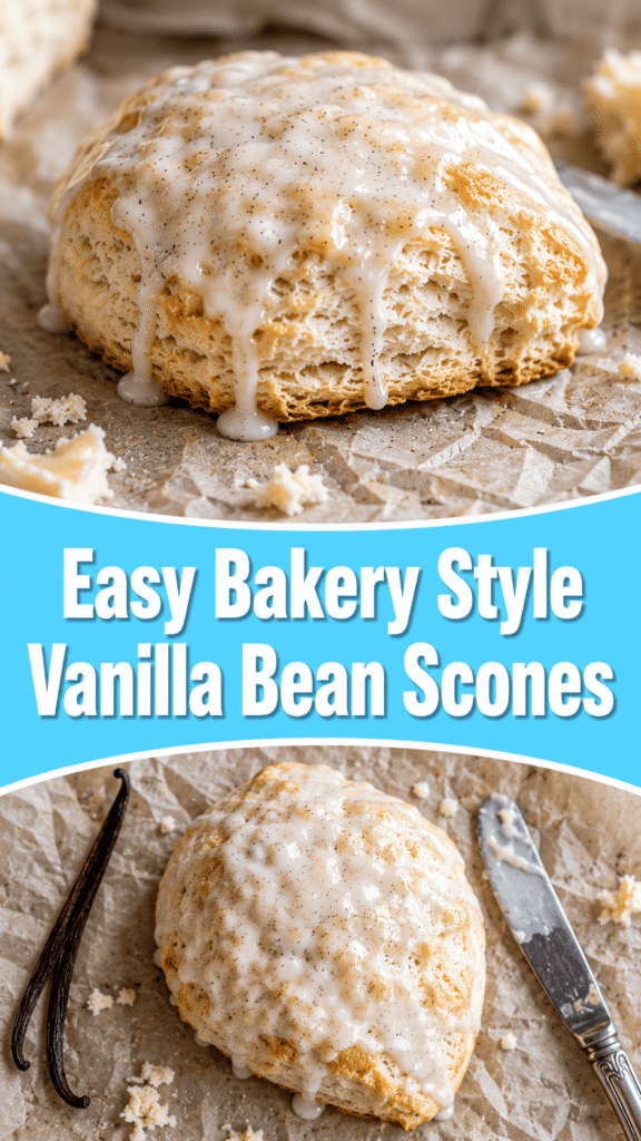 Bakery Style Vanilla Bean Scones