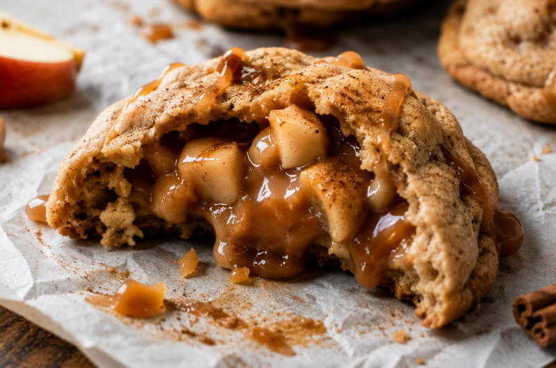 Stuffed Caramel Apple Cookies (Soft, Gooey & Easy to Make)