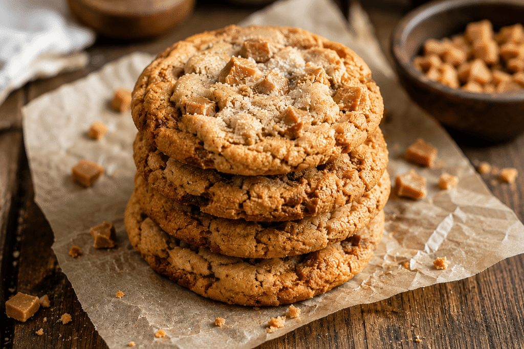 Brown Butter Toffee Cookies
