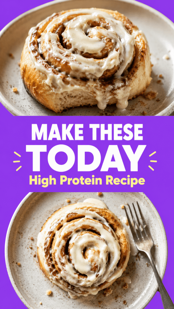 High Protein Cinnamon Rolls