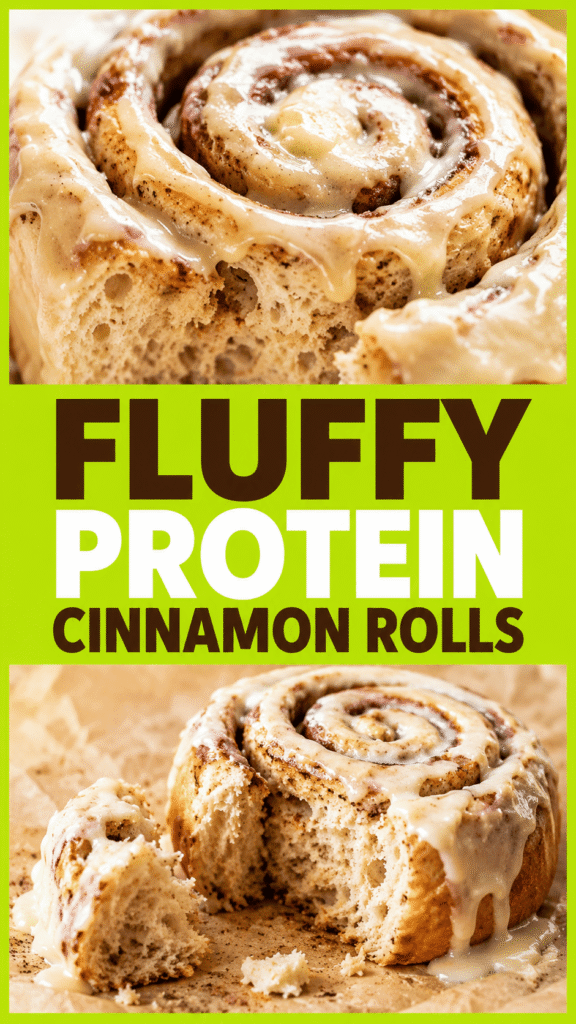High Protein Cinnamon Rolls