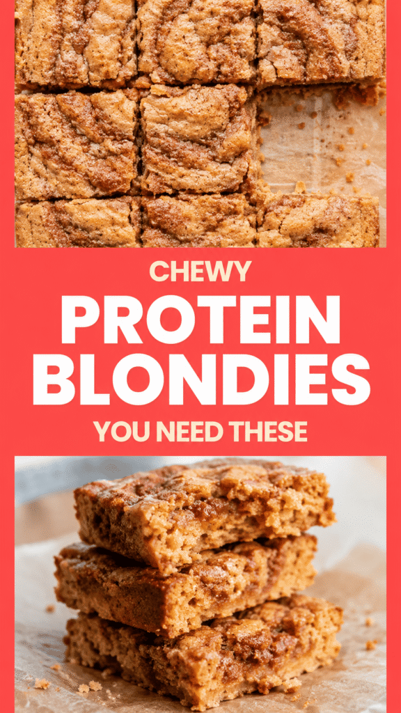 Flourless Protein Blondies