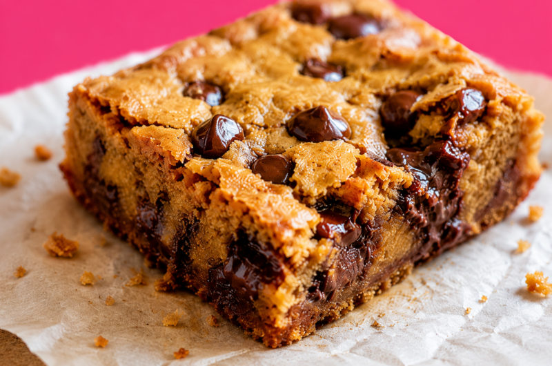 Flourless Protein Blondies Recipe (Healthy, Fudgy & Easy to Make)