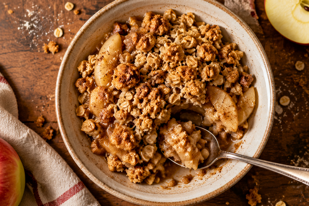 High Protein Apple Crisp