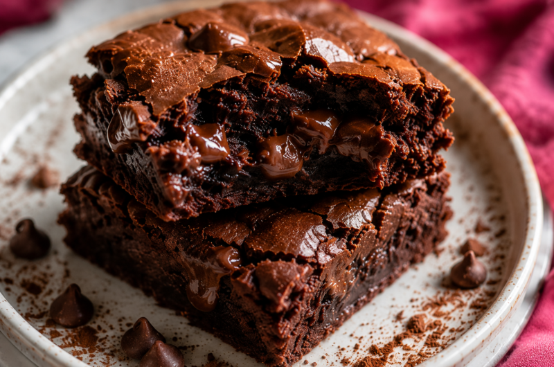 Cottage Cheese Brownies Recipe (Healthy, Fudgy & High Protein)