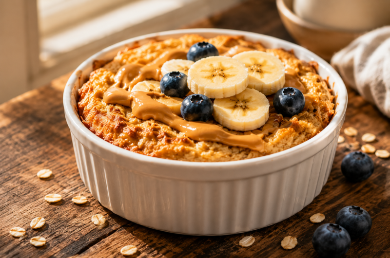 Easy Protein Baked Oats (Fluffy, Filling & Meal Prep Friendly)