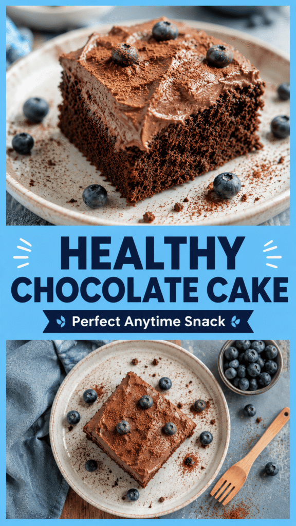 Healthy Chocolate Snack Cake