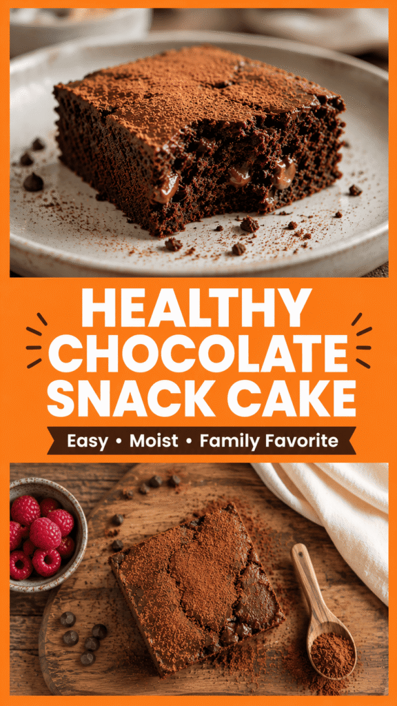 Healthy Chocolate Snack Cake