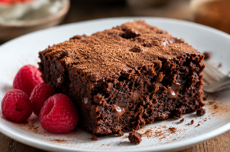 Healthy Chocolate Snack Cake (So Moist, Rich & Easy to Make)