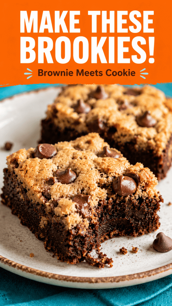 Brookies (Brownie Cookie Bars)