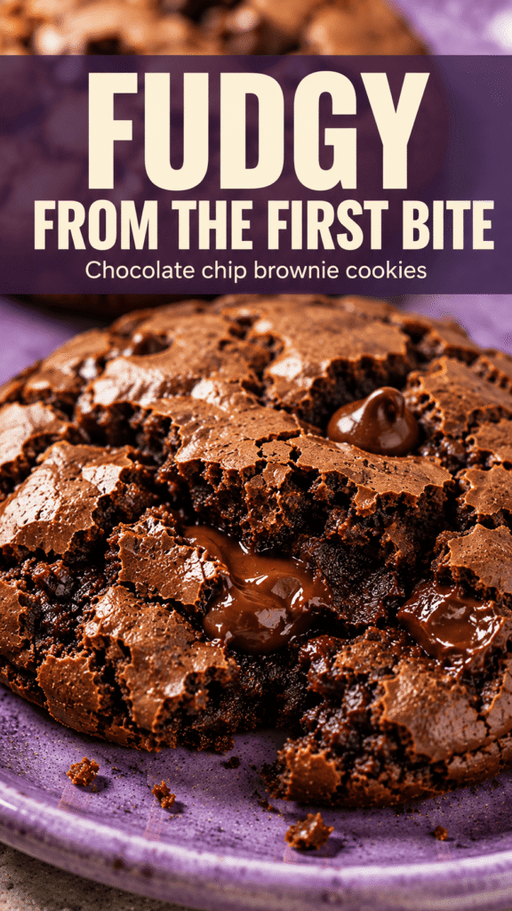 Chocolate Chip Brownie Cookies
