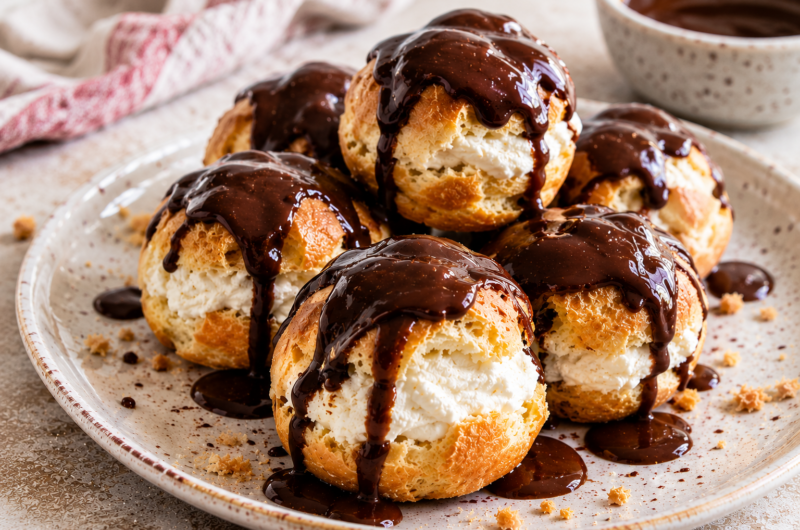 Easy Profiteroles Recipe: Light, Crispy & Creamy