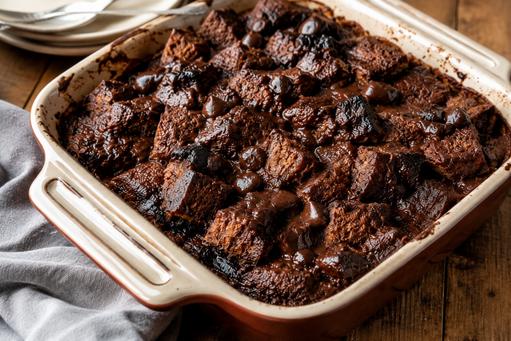 Chocolate Bread Pudding