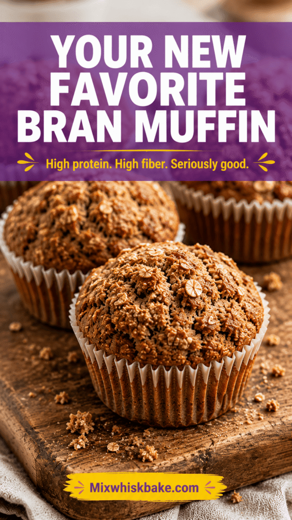 High Protein Bran Muffins