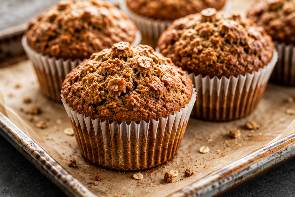 High Protein Bran Muffins