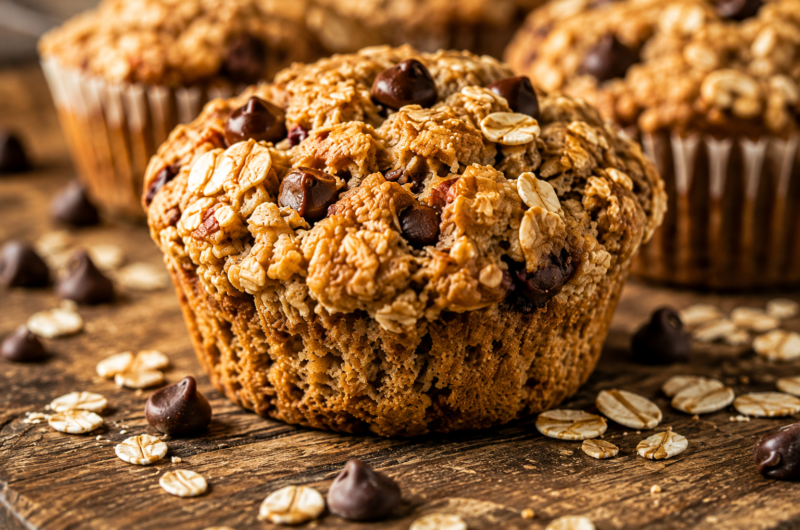 High Protein Oatmeal Muffins Recipe: Soft, Healthy & Easy