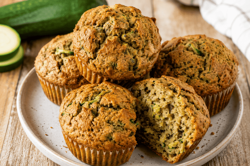 High Protein Zucchini Muffins Recipe: Moist, Healthy & Easy