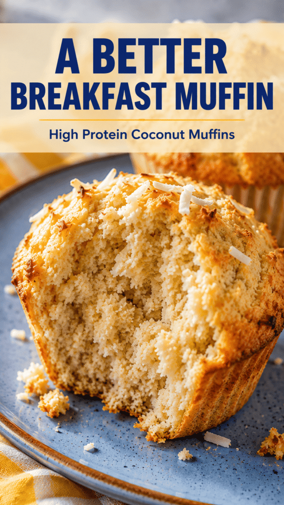 High Protein Coconut Muffins