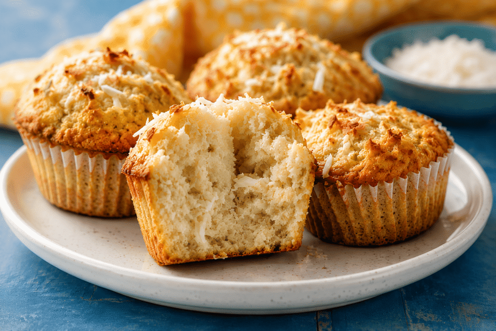 High Protein Coconut Muffins