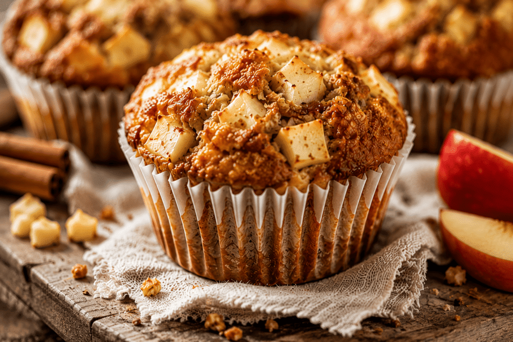 Greek Yogurt Apple Muffins
