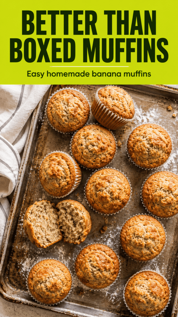 Greek Yogurt Banana Muffins