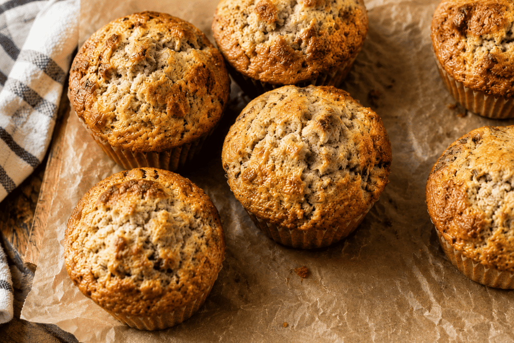 Greek Yogurt Banana Muffins