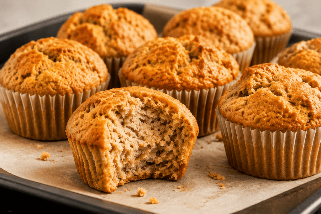 High Protein Peanut Butter Muffins
