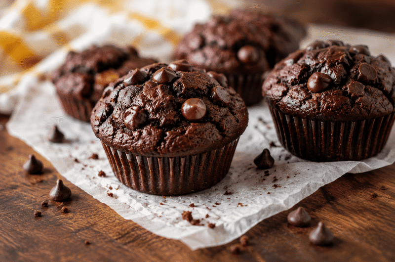 Cottage Cheese Chocolate Muffins: Moist, Fudgy & Protein-Packed