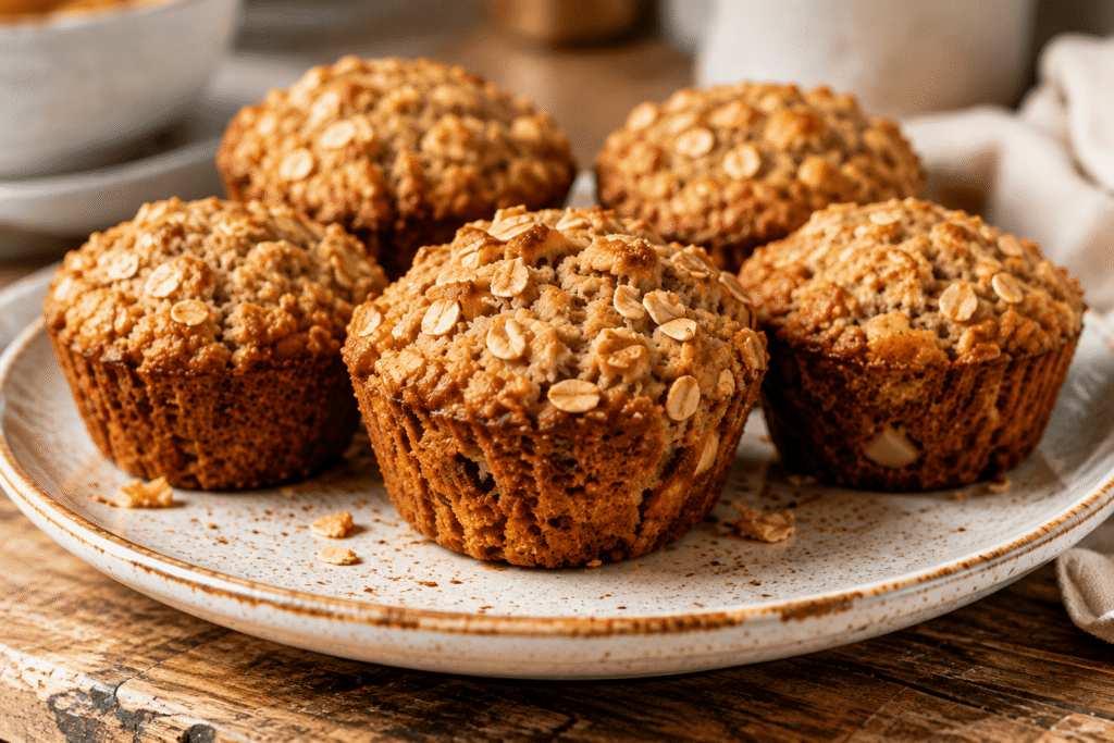 Oatmeal Apple Muffins