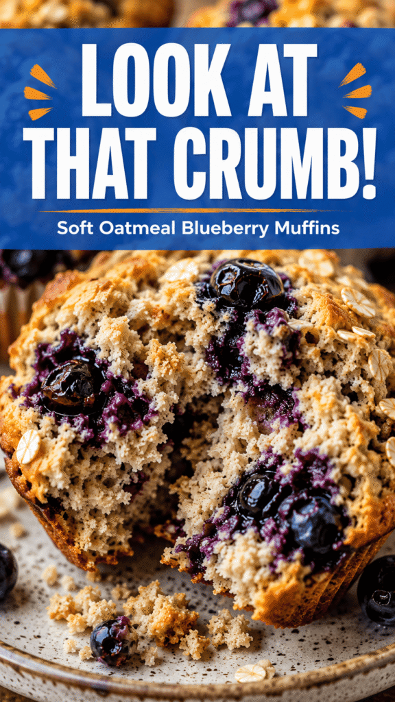 Oatmeal Blueberry Muffins