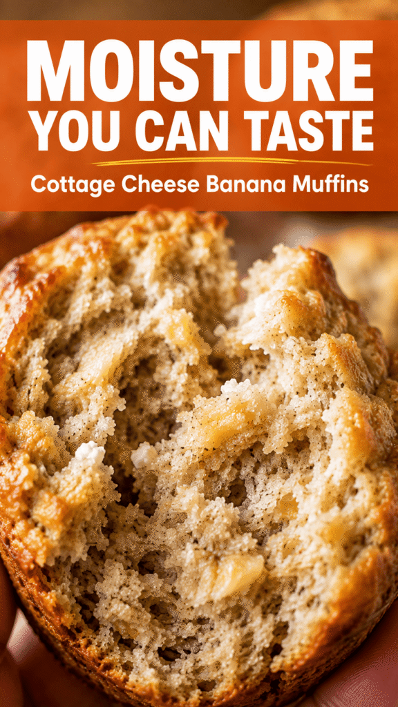 Cottage Cheese Banana Muffins
