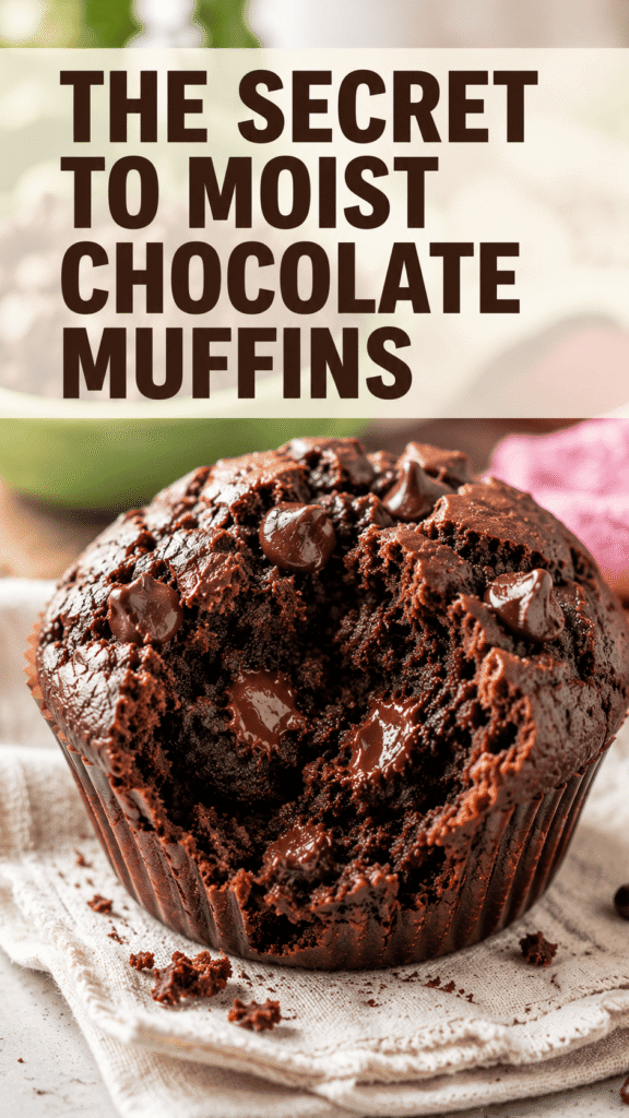 Cottage Cheese Chocolate Muffins