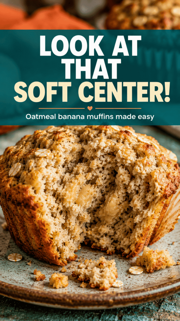 Oatmeal Banana Muffins